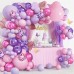 Pink and Purple Balloon Garland Arch Kit,Purple Pink Confetti Balloons for Girls Women Birthday Baby Bridal Shower Engagement Wedding Party Decorations Pink and Purple Balloon Garland Arch Kit,Purple Pink Confetti Balloons for Girls Women Birthday Baby Bridal Shower Engagement Wedding Party Decorations