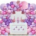 Pink and Purple Balloon Garland Arch Kit,Purple Pink Confetti Balloons for Girls Women Birthday Baby Bridal Shower Engagement Wedding Party Decorations Pink and Purple Balloon Garland Arch Kit,Purple Pink Confetti Balloons for Girls Women Birthday Baby Bridal Shower Engagement Wedding Party Decorations
