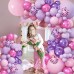 Pink and Purple Balloon Garland Arch Kit,Purple Pink Confetti Balloons for Girls Women Birthday Baby Bridal Shower Engagement Wedding Party Decorations Pink and Purple Balloon Garland Arch Kit,Purple Pink Confetti Balloons for Girls Women Birthday Baby Bridal Shower Engagement Wedding Party Decorations