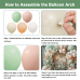 Dusty Green Pink Balloon Garland Arch Kit,Green Blush Peach White Nude Balloons Spring Balloon Arch kit for Baby Shower Birthday Tea Party Fairy Party Gender Reveal Decorations Dusty Green Pink Balloon Garland Arch Kit,Green Blush Peach White Nude Balloons Spring Balloon Arch kit for Baby Shower Birthday Tea Party Fairy Party Gender Reveal Decorations