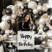 Black And White Balloon Arch Kit, Double Stuffed White And Black Balloons Garland Pearl White Sand Black Latex Balloons Different Size for Wedding Coquette Birthday Party Decorations Black And White Balloon Arch Kit, Double Stuffed White And Black Balloons Garland Pearl White Sand Black Latex Balloons Different Size for Wedding Coquette Birthday Party Decorations