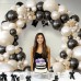 Black And White Balloon Arch Kit, Double Stuffed White And Black Balloons Garland Pearl White Sand Black Latex Balloons Different Size for Wedding Coquette Birthday Party Decorations Black And White Balloon Arch Kit, Double Stuffed White And Black Balloons Garland Pearl White Sand Black Latex Balloons Different Size for Wedding Coquette Birthday Party Decorations