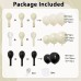 Black And White Balloon Arch Kit, Double Stuffed White And Black Balloons Garland Pearl White Sand Black Latex Balloons Different Size for Wedding Coquette Birthday Party Decorations Black And White Balloon Arch Kit, Double Stuffed White And Black Balloons Garland Pearl White Sand Black Latex Balloons Different Size for Wedding Coquette Birthday Party Decorations