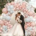 Pink And White Balloons Arch Kit, Double Stuffed Pastel Pink Balloons Garland Boho Baby Pink White Orange Neutral Balloons Arch Kit for Wedding Birthday Bridal Shower Birthday party Decorations Pink And White Balloons Arch Kit, Double Stuffed Pastel Pink Balloons Garland Boho Baby Pink White Orange Neutral Balloons Arch Kit for Wedding Birthday Bridal Shower Birthday party Decorations