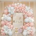 Pink And White Balloons Arch Kit, Double Stuffed Pastel Pink Balloons Garland Boho Baby Pink White Orange Neutral Balloons Arch Kit for Wedding Birthday Bridal Shower Birthday party Decorations Pink And White Balloons Arch Kit, Double Stuffed Pastel Pink Balloons Garland Boho Baby Pink White Orange Neutral Balloons Arch Kit for Wedding Birthday Bridal Shower Birthday party Decorations