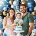 Blue And Gold Balloons Arch Kit, Double Stuffed Pastel Blue Balloon Arch Kit Dusty Navy Light Baby Metallic Blue Gold Confetti Balloons for Baby Boy Shower Wedding Birthday Party Decorations Blue And Gold Balloons Arch Kit, Double Stuffed Pastel Blue Balloon Arch Kit Dusty Navy Light Baby Metallic Blue Gold Confetti Balloons for Baby Boy Shower Wedding Birthday Party Decorations