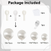 Pearl White Balloons Arch Kit, Double Stuffed White Balloon Arch Kit Different Sizes 18/12/10/5inch White Latex Balloons for Wedding Bridal Anniversary Birthday Party Decoration