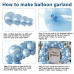 Pearl Blue Balloon Arch Kit, Double Stuffed Pastel Blue Balloons Graland Different Size 18/12/10/5inch Light Baby Blue Balloons for Boy Baby Bridal Shower Wedding Party Decorations