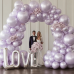 Pearl Purple Balloons Arch Kit, Double Stuffed Matte Pastel Light Purple Balloons Lilac Lavender Balloons Garland Kit Different Sizes 18/12/10/5inch for Wedding Baby Shower Birthday Party Decorations Pearl Purple Balloons Arch Kit, Double Stuffed Matte Pastel Light Purple Balloons Lilac Lavender Balloons Garland Kit Different Sizes 18/12/10/5inch for Wedding Baby Shower Birthday Party Decorations