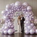 Pearl Purple Balloons Arch Kit, Double Stuffed Matte Pastel Light Purple Balloons Lilac Lavender Balloons Garland Kit Different Sizes 18/12/10/5inch for Wedding Baby Shower Birthday Party Decorations Pearl Purple Balloons Arch Kit, Double Stuffed Matte Pastel Light Purple Balloons Lilac Lavender Balloons Garland Kit Different Sizes 18/12/10/5inch for Wedding Baby Shower Birthday Party Decorations