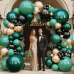 Dark Green and Gold Black Balloon Arch Kit, Double Stuffed Emerald Green and Black Balloons Arch Black Ballons with Glod Ballons for Birthday Graduation Anniversary Wedding Party Halloween Decorations Dark Green and Gold Black Balloon Arch Kit, Double Stuffed Emerald Green and Black Balloons Arch Black Ballons with Glod Ballons for Birthday Graduation Anniversary Wedding Party Halloween Decorations