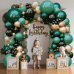 Dark Green and Gold Black Balloon Arch Kit, Double Stuffed Emerald Green and Black Balloons Arch Black Ballons with Glod Ballons for Birthday Graduation Anniversary Wedding Party Halloween Decorations Dark Green and Gold Black Balloon Arch Kit, Double Stuffed Emerald Green and Black Balloons Arch Black Ballons with Glod Ballons for Birthday Graduation Anniversary Wedding Party Halloween Decorations