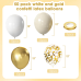 White and Gold Confetti Balloons, 50pcs 12 Inch Metallic Champagne Gold Latex Balloons Matte Sand Beige White Latex Balloons for Baby Shower Birthday Graduation Wedding Gender Revea Party Decorations White and Gold Confetti Balloons, 50pcs 12 Inch Metallic Champagne Gold Latex Balloons Matte Sand Beige White Latex Balloons for Baby Shower Birthday Graduation Wedding Gender Revea Party Decorations